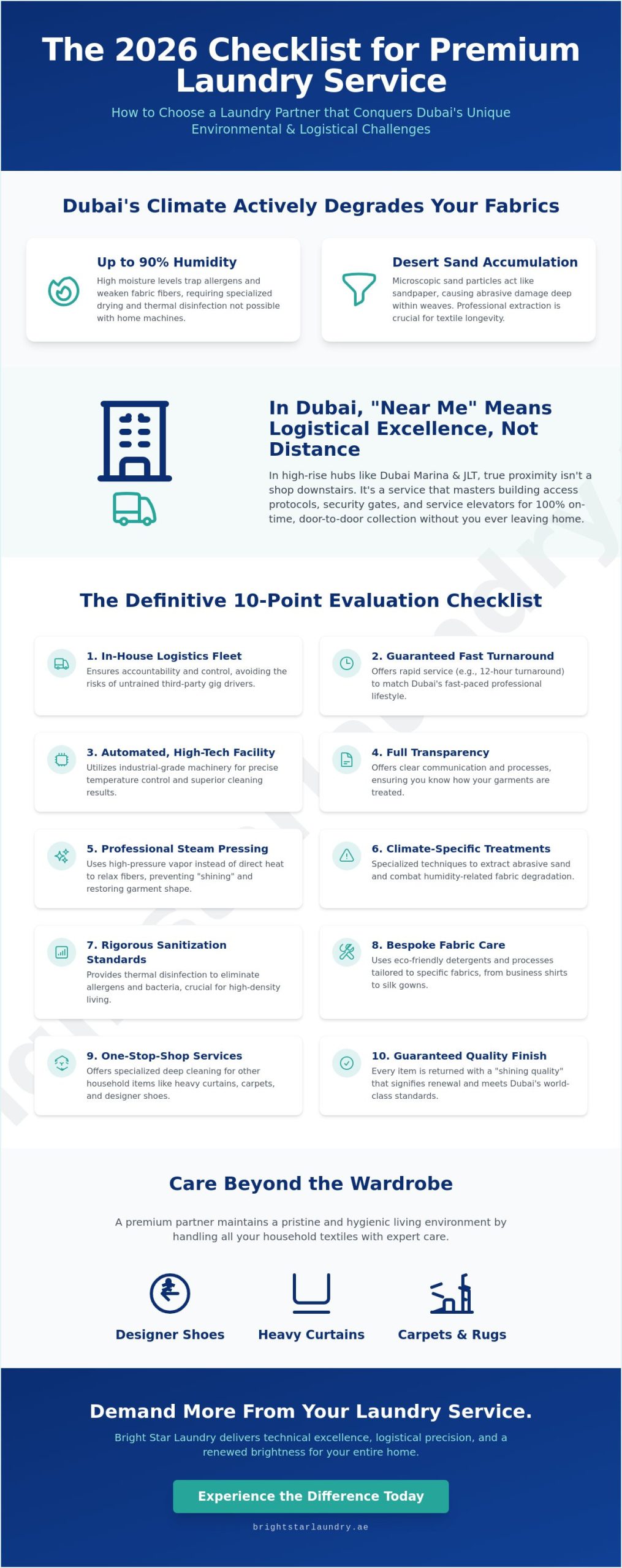 Laundry Shop Near Me: The 2026 Checklist for Dubai Marina, JLT, and JVC Residents